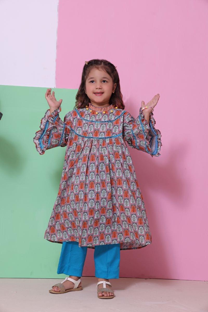 Oaks - Nigar - Printed Kurti Lawn 1 Piece