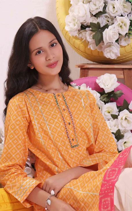 Oaks - Popsicle Lawn Printed Kurti - 1 Piece