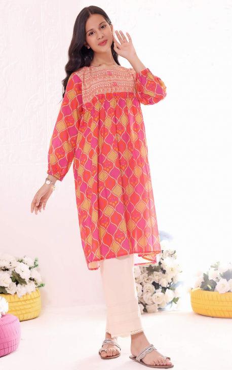 Oaks - Puffin's Lawn Printed Kurti - 1 Piece