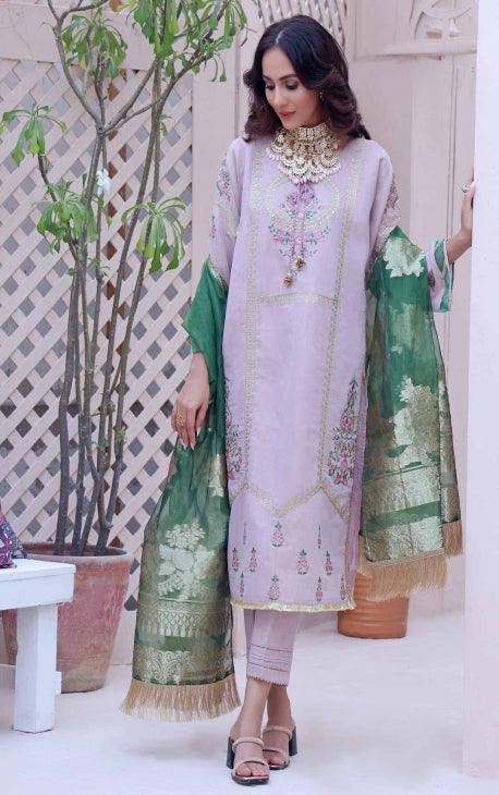 Oaks - Sitamgar 2 Piece Masoori Embroidered