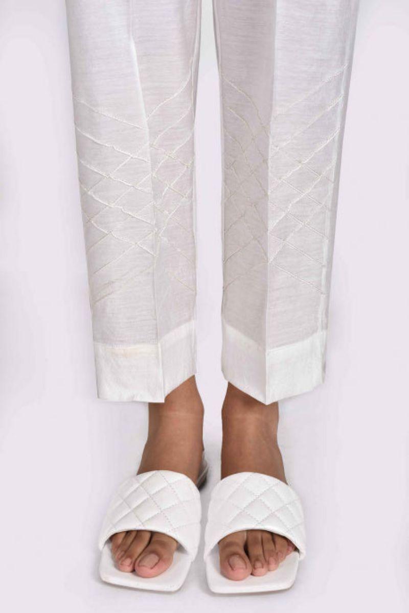 Oaks - White Dyed Straight Pant