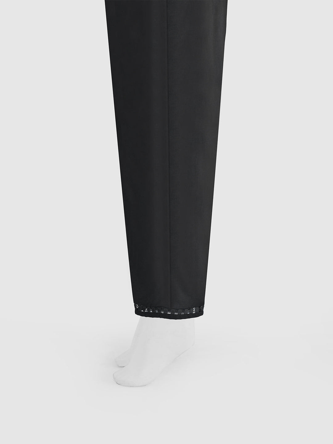 Oaks - Women Black Cambric Trouser  - 1 Piece