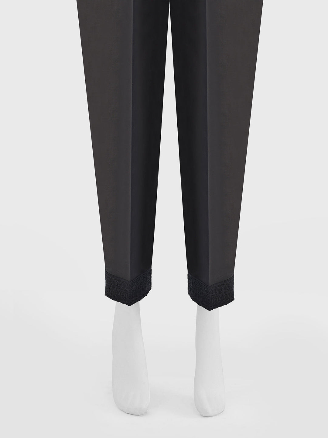 Oaks - Women Black Lawn Trouser  - 1 Piece