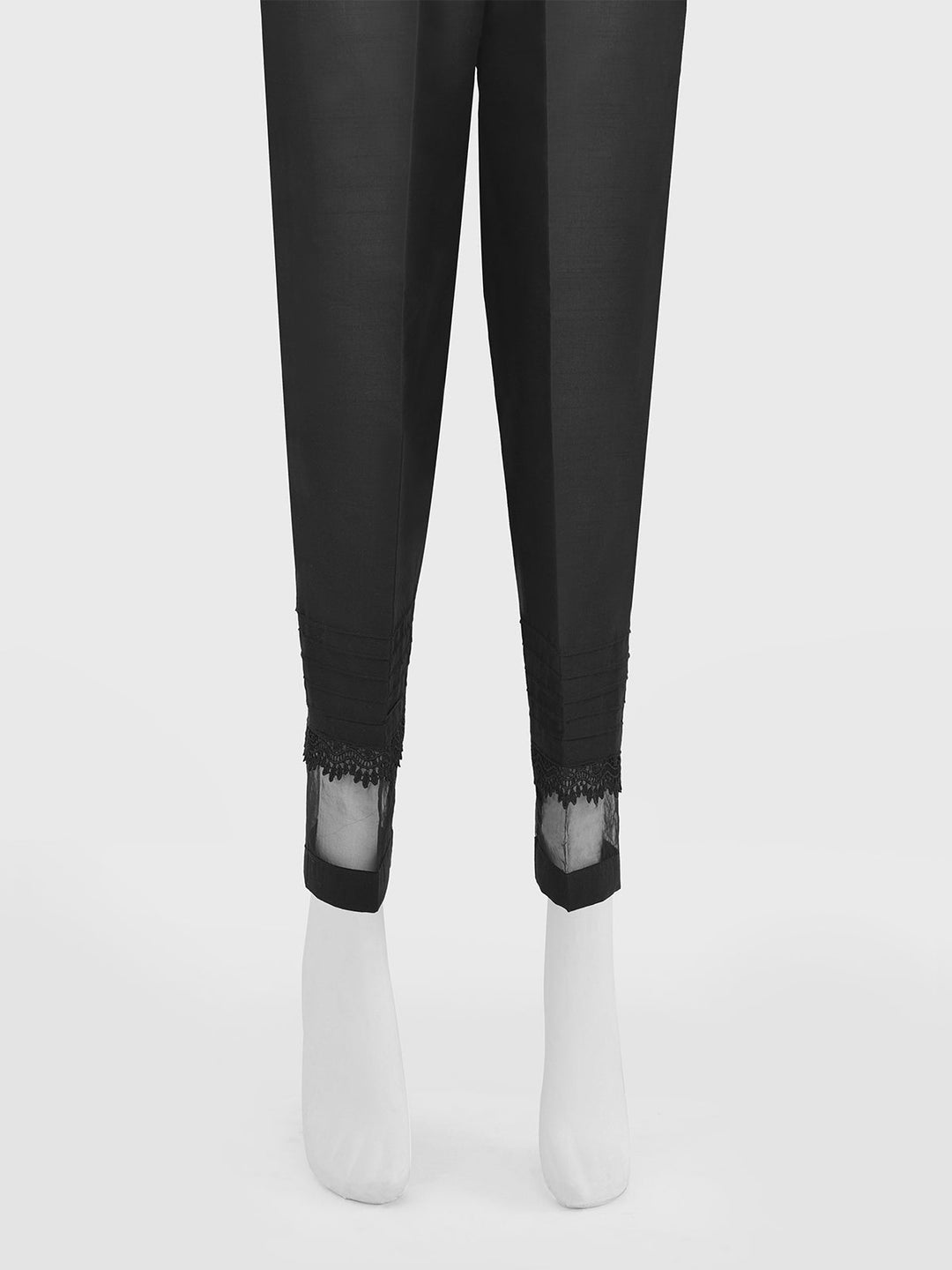 Oaks - Women Black Silk Blend Trouser  - 1 Piece