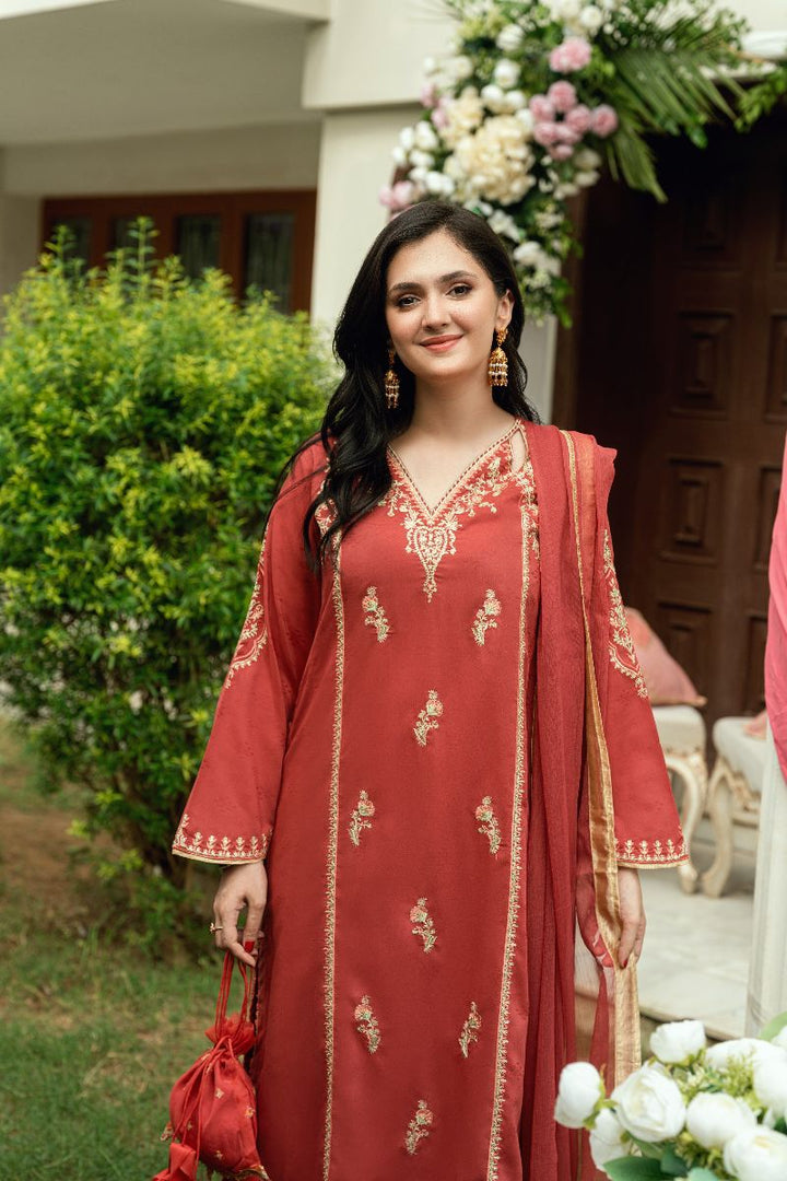 Omal by Komal - Mehrmah - gold maysuri - 3 Piece