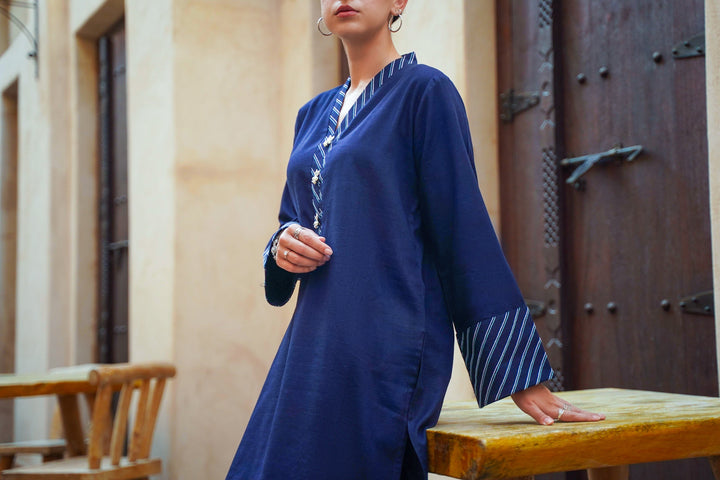 Ombrella - Azure - khaddar