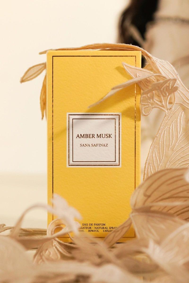 amber musk fragrance 100ml - sana safinaz
