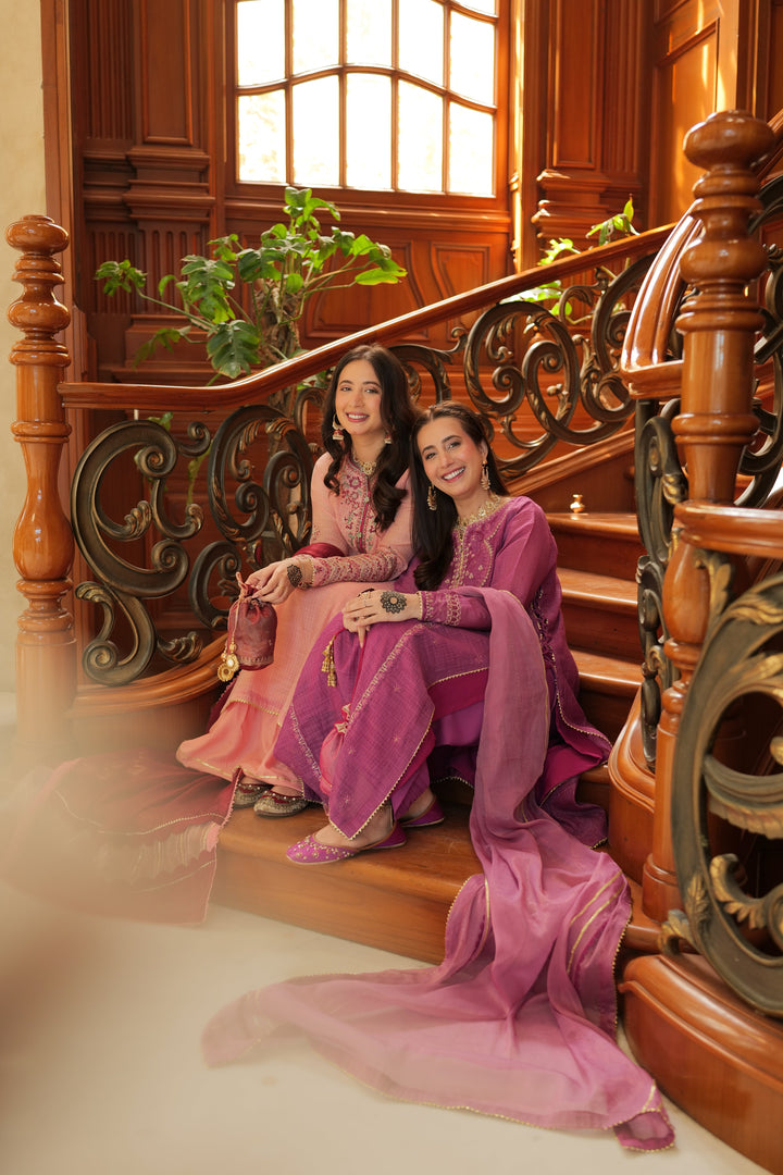 Omal by Komal - Liyana - Magenta - Munar Line & Maysuri - 3 Piece