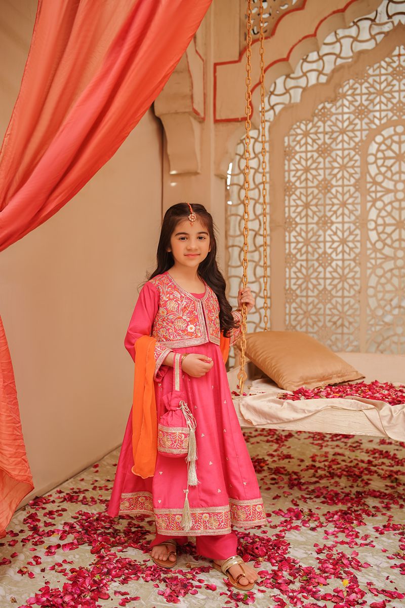 Cheeco Chic - POFEID25 - Hot Pink - viscose silk - 3 Piece