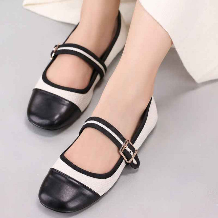 JootiShooti - Parisian Cap-Toe Mary Jane For Women