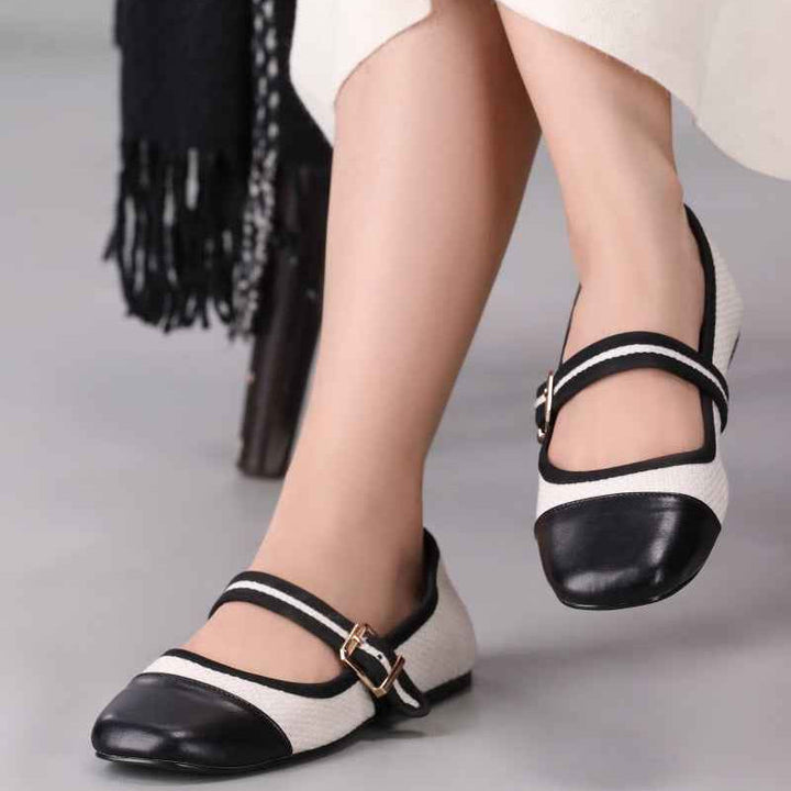 JootiShooti - Parisian Cap-Toe Mary Jane For Women