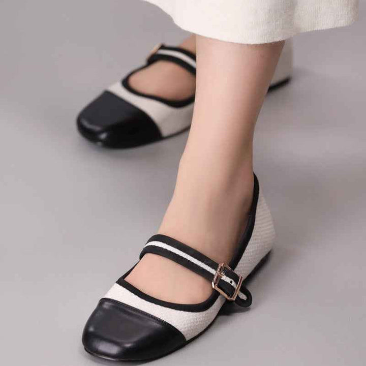 JootiShooti - Parisian Cap-Toe Mary Jane For Women