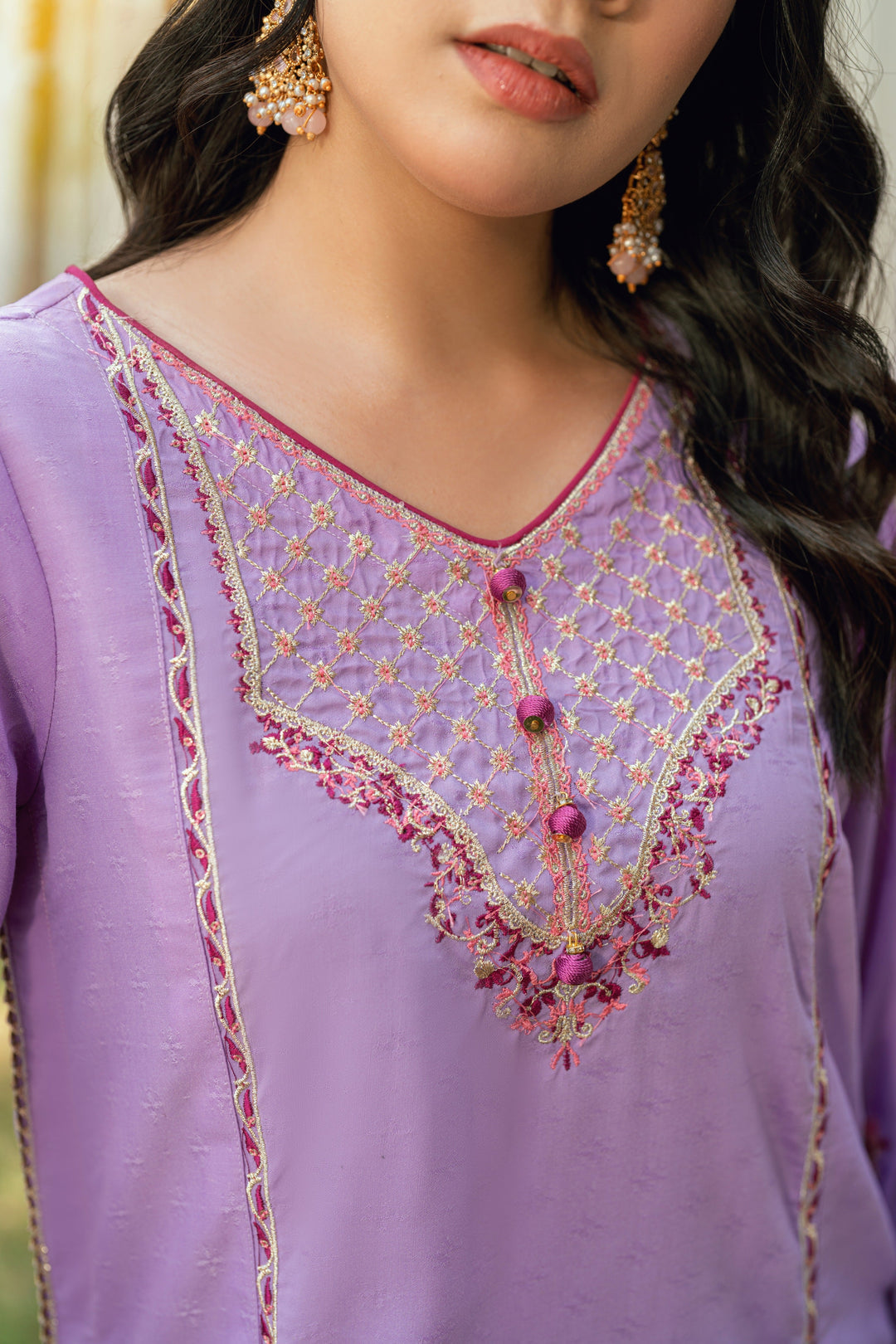 Omal by Komal - Naaz - lavender - 3 Piece