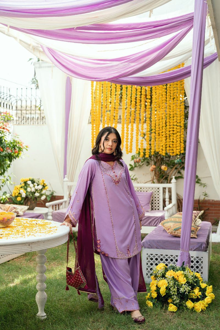 Omal by Komal - Naaz - lavender - 3 Piece
