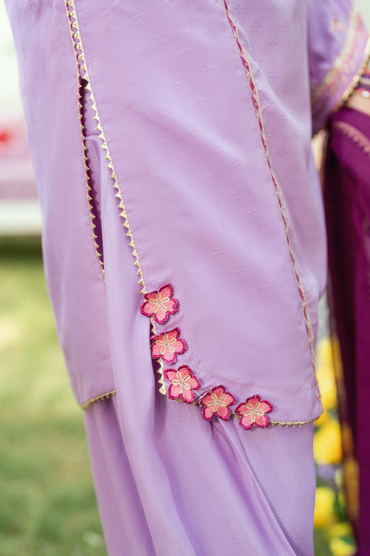 Omal by Komal - Naaz - lavender - 3 Piece