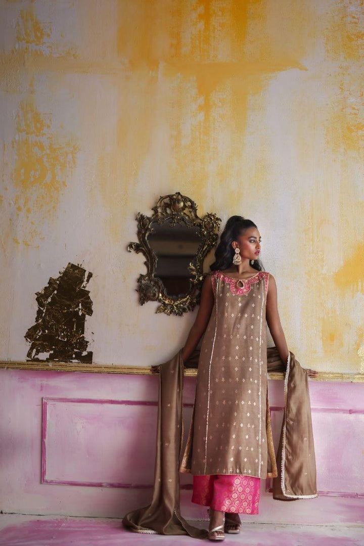 Pinktree - Bohemian - Mesuri Net - Hot Pink - 3 Piece