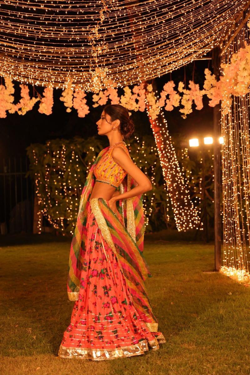 Pinktree - Fearless Fuscia - Orgaza - Yellow & Pink - 3 Piece