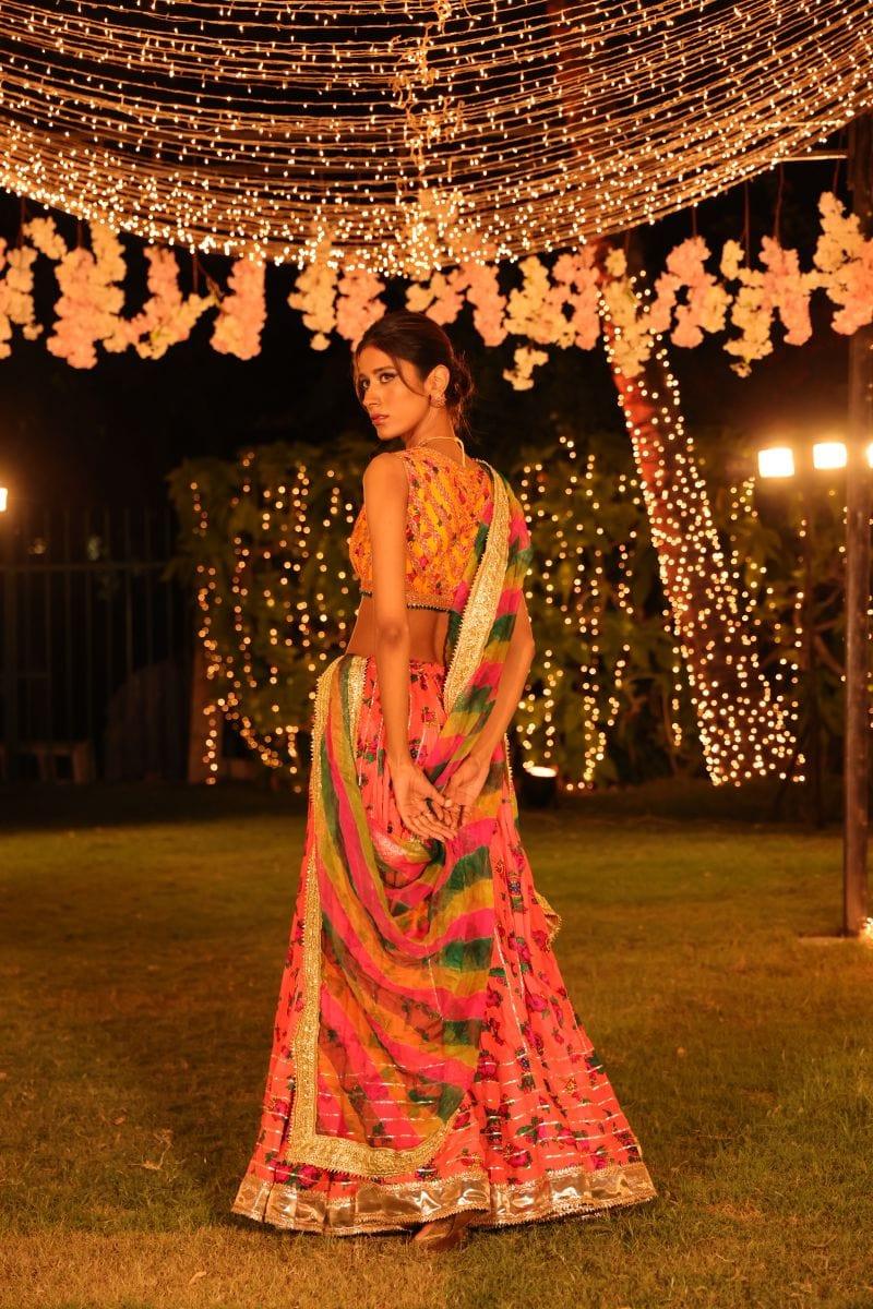Pinktree - Fearless Fuscia - Orgaza - Yellow & Pink - 3 Piece