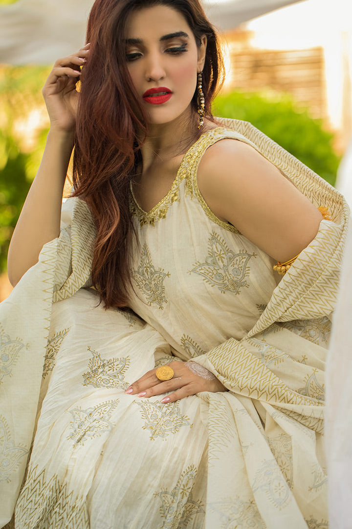 Pinktree Geet 2 Piece Suit Ivory
