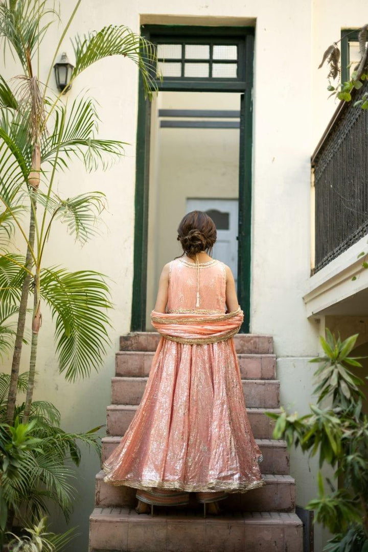 Pinktree - Hint Of Pink - Angarkha - 3 Piece