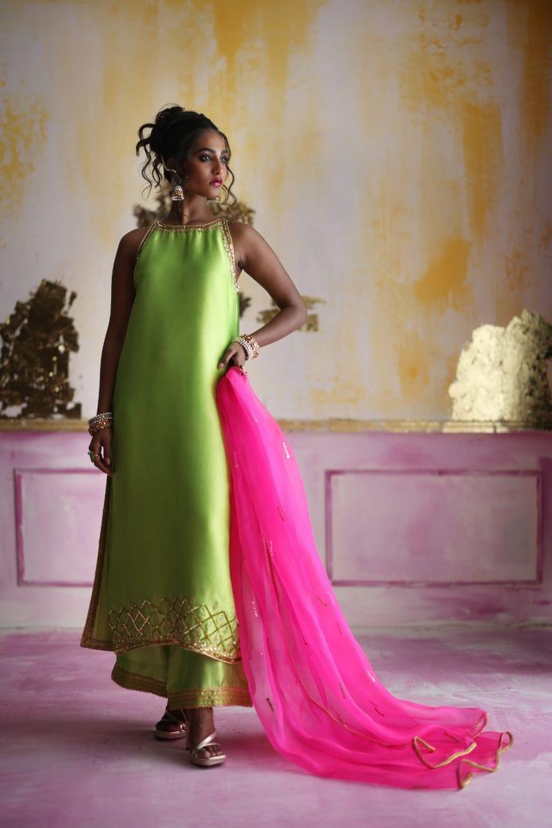 Pinktree - Hot Voodoo - Viscose - Citrus Green - 3 Piece