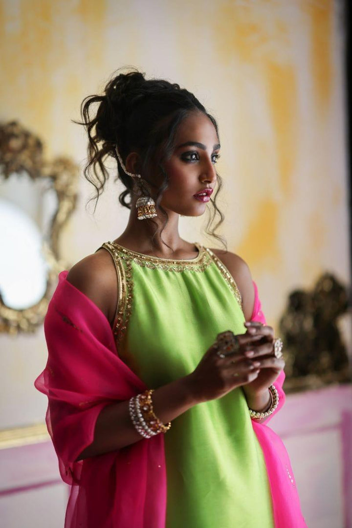 Pinktree - Hot Voodoo - Viscose - Citrus Green - 3 Piece