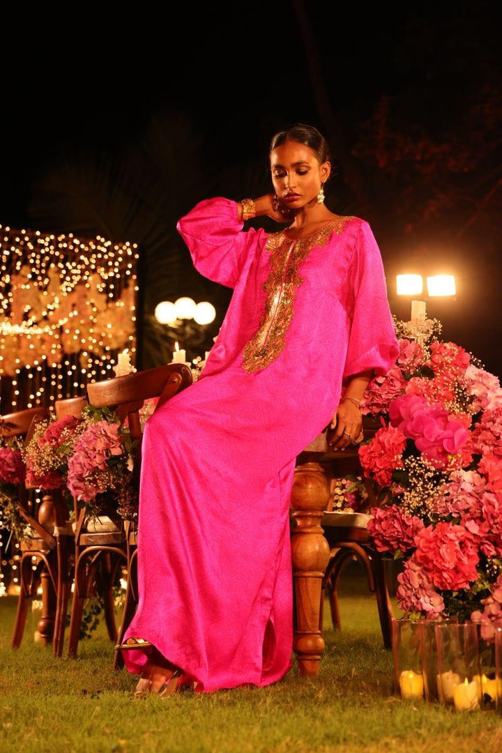 Pinktree - Pink Ruby - Kaftan - Silk - 1 Piece