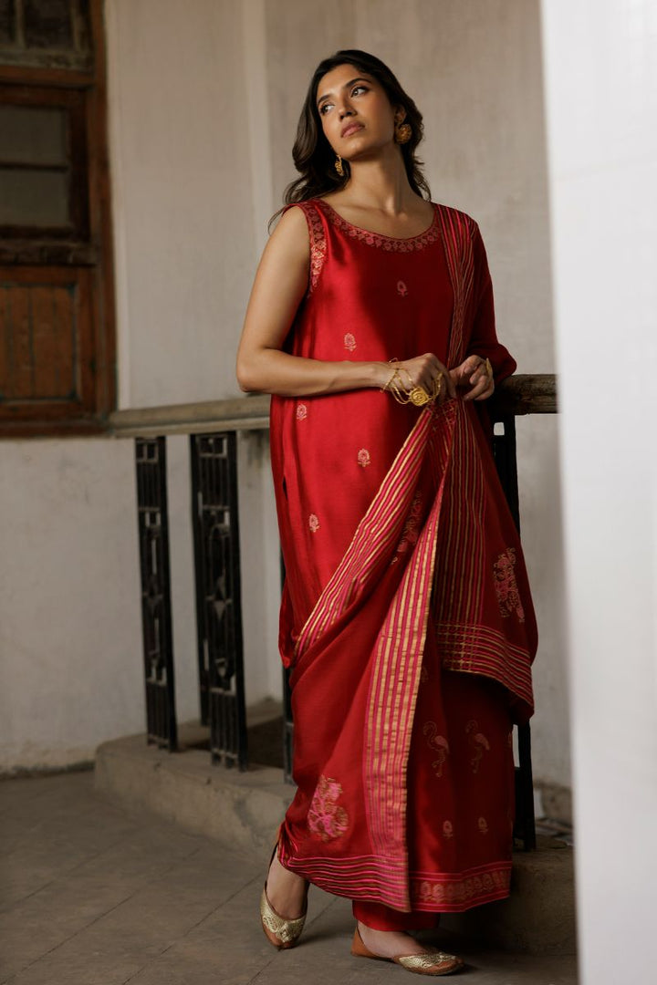 Pinktree - Red wine - Pure Silk - 3 Piece