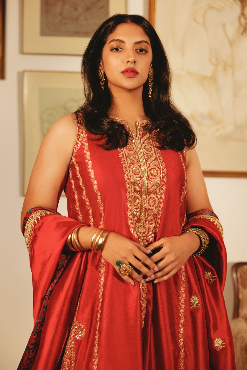Pinktree - Rose matter - Silk - Red - 3 Piece