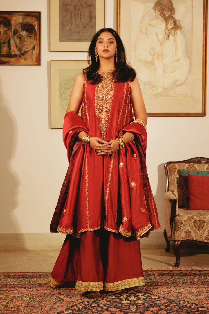 Pinktree - Rose matter - Silk - Red - 3 Piece