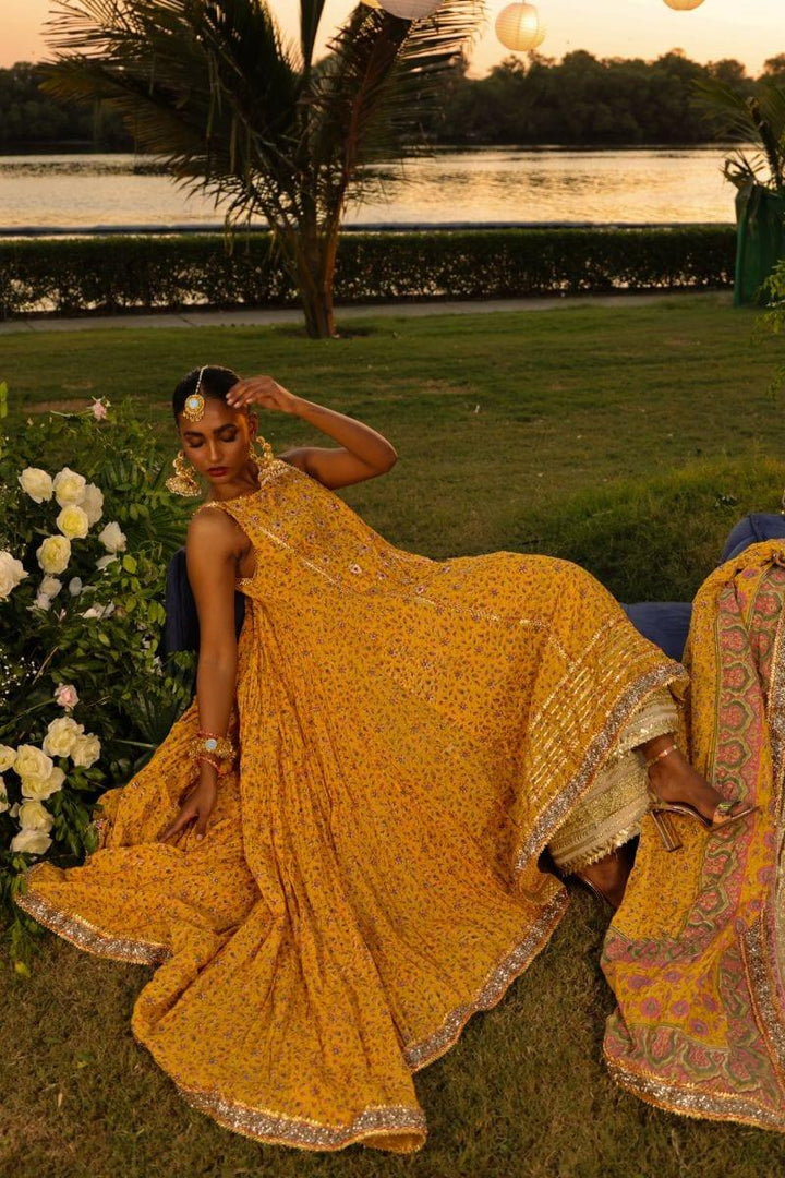 Pinktree - Saffron Garden - Yellow - 3 Piece