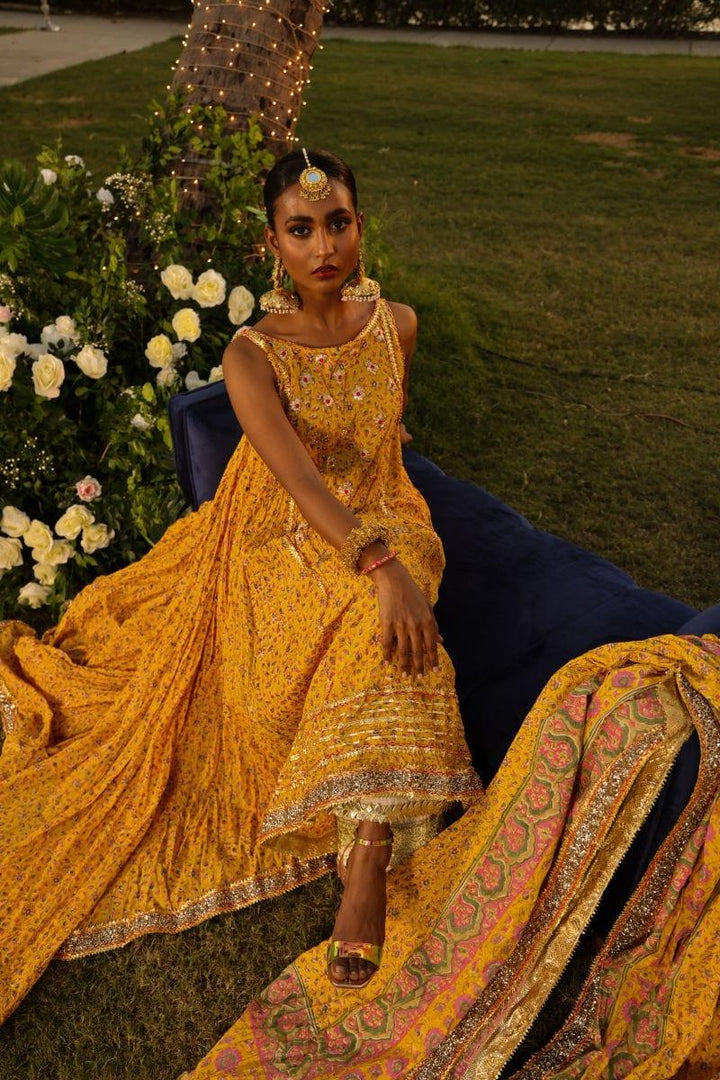 Pinktree - Saffron Garden - Yellow - 3 Piece