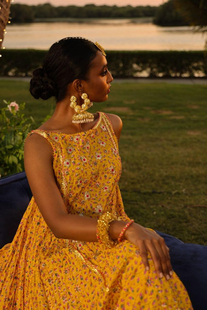 Pinktree - Saffron Garden - Yellow - 3 Piece