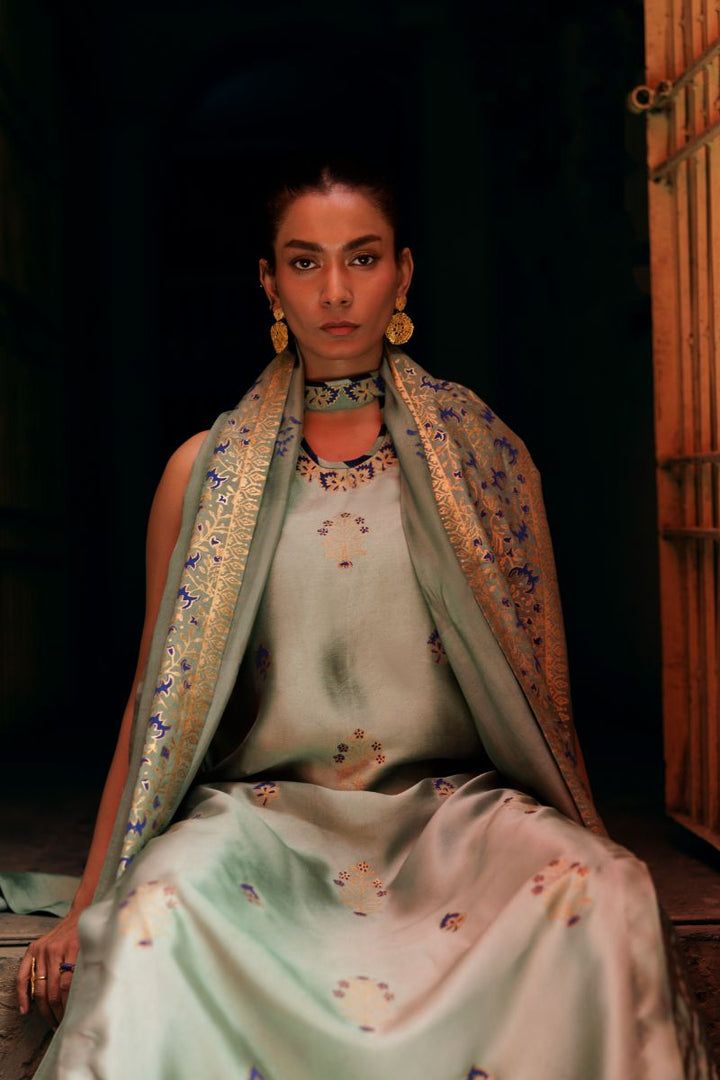Pinktree - Whispers of Sage - Green - Pure Silk - 3 Piece
