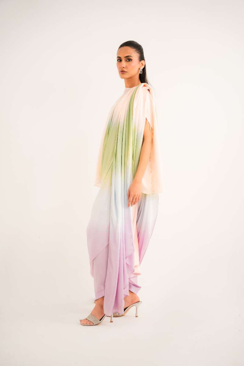 Leon -Pastle Luxe Georgette Suit For Women - 3 Piece