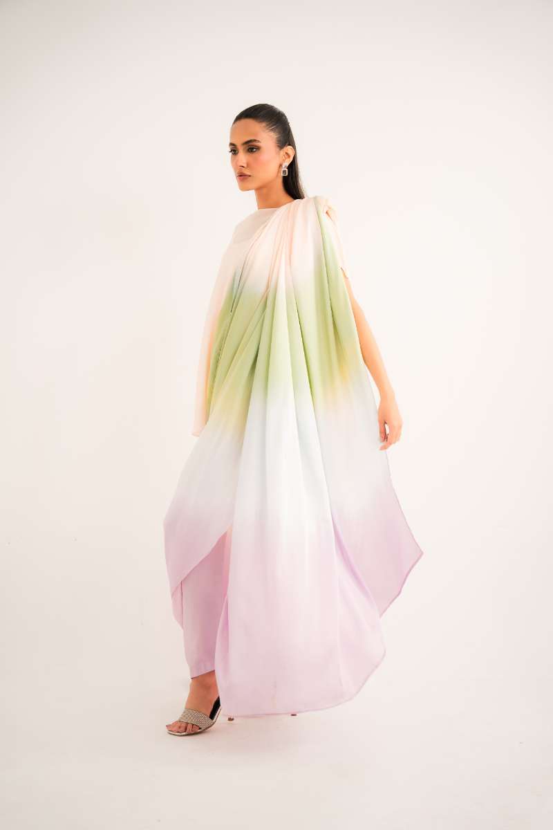 Leon -Pastle Luxe Georgette Suit For Women - 3 Piece