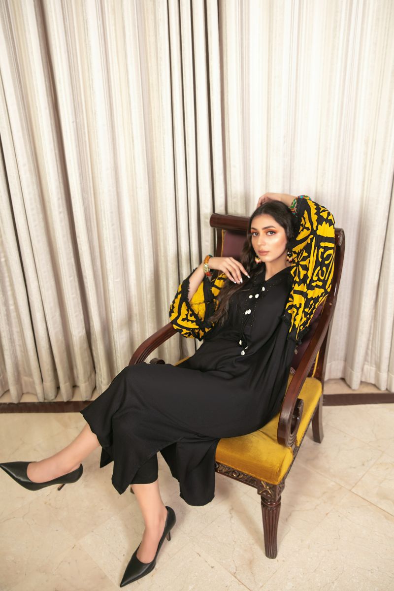 Khanz - Rangreza Kaftan - Cotton Lawn - 1 Piece