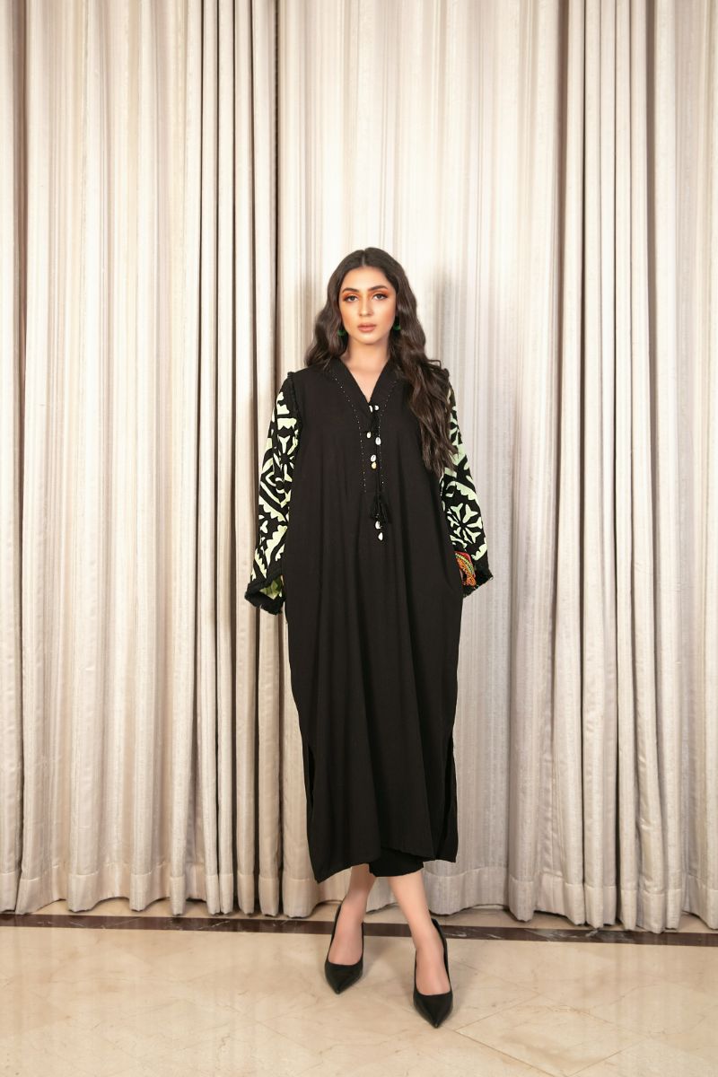 Khanz - Rangreza Kaftan - Cotton Lawn - 1 Piece