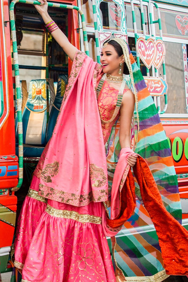 Pinktree - Razia Sultana - Pich Rani Pink - 3 Piece