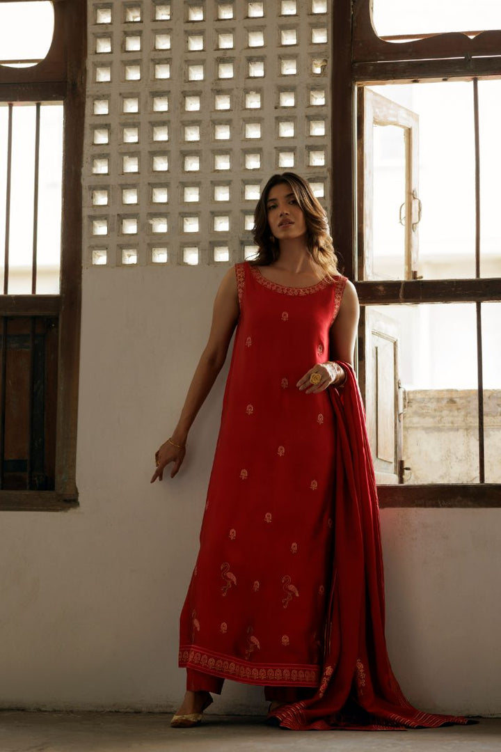 Pinktree - Red wine - Pure Silk - 3 Piece