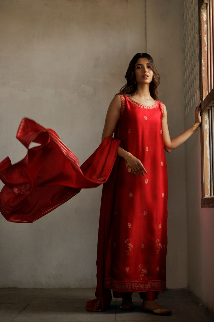 Pinktree - Red wine - Pure Silk - 3 Piece