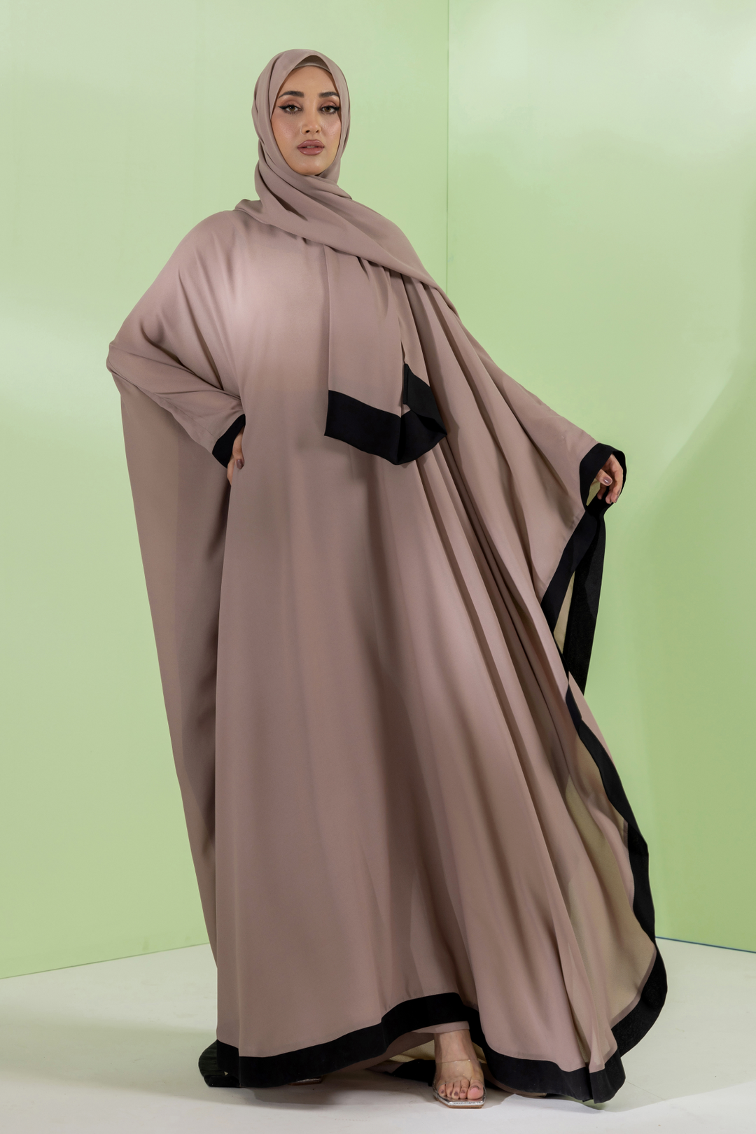 Malbus - Reem Fawn - Chiffon - Beige - 2 Piece