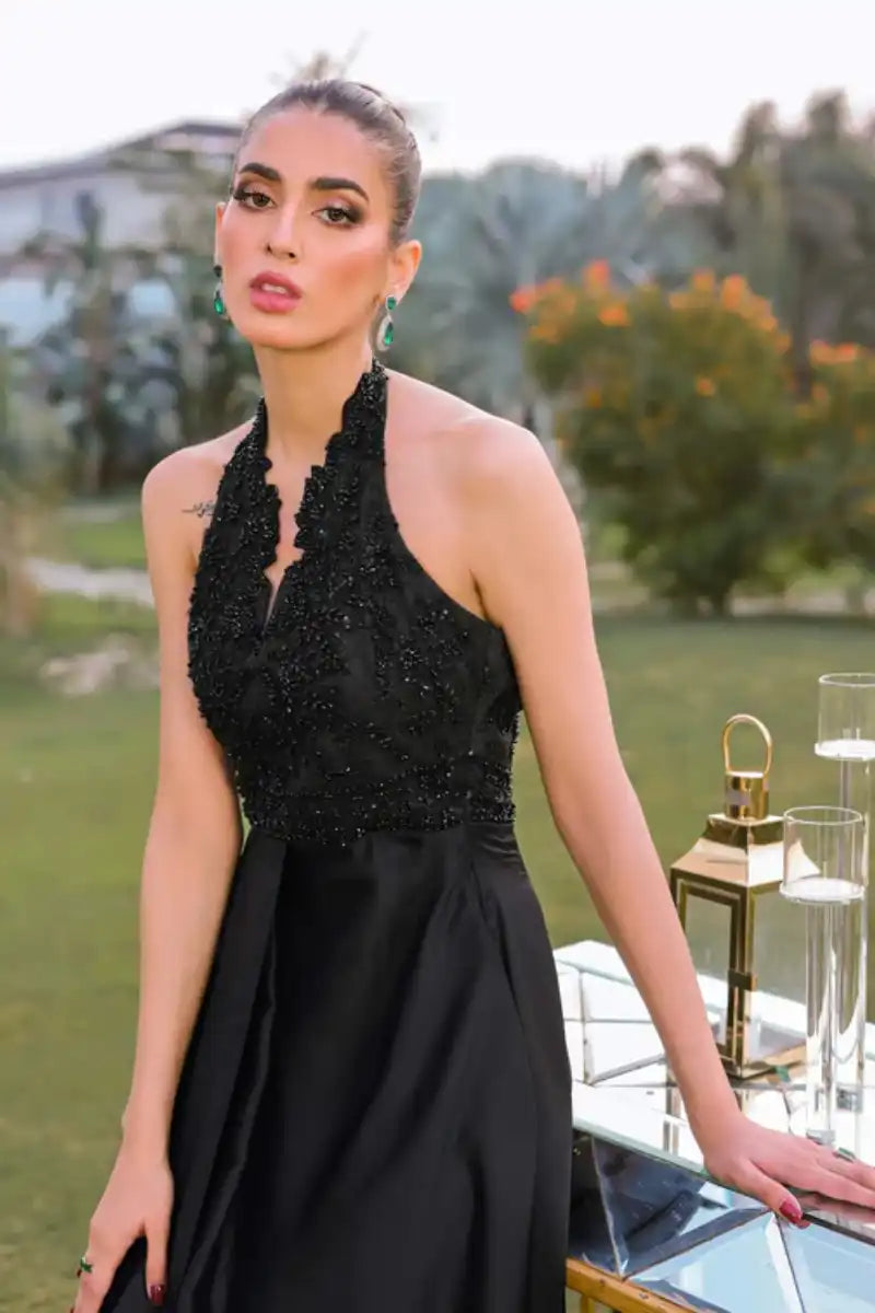Reema Ahsan - Anosha - Net & Silk - Black - 3 Piece
