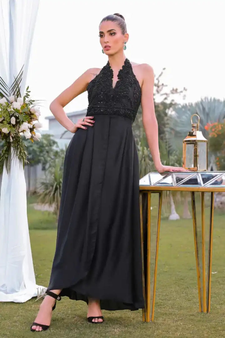 Reema Ahsan - Anosha - Net & Silk - Black - 3 Piece