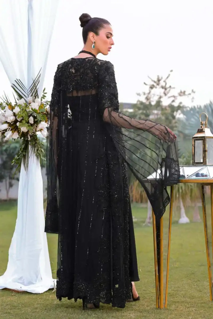 Reema Ahsan - Anosha - Net & Silk - Black - 3 Piece