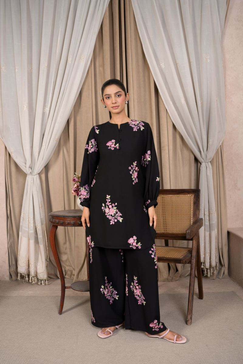 Reema Ahsan - Fara - Georgette - Multi Black - 2 Piece