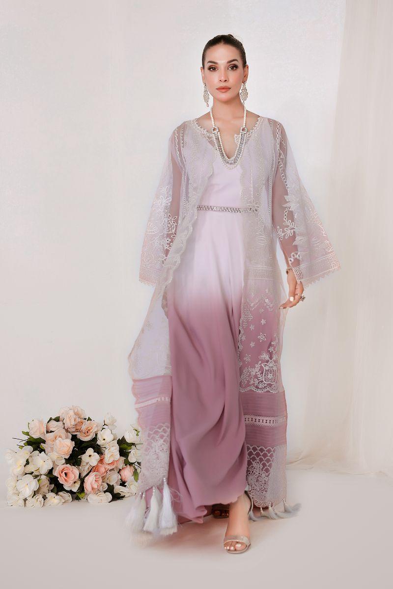 Reema Ahsan - GINA - Organza - Pearl rose - 2 Piece