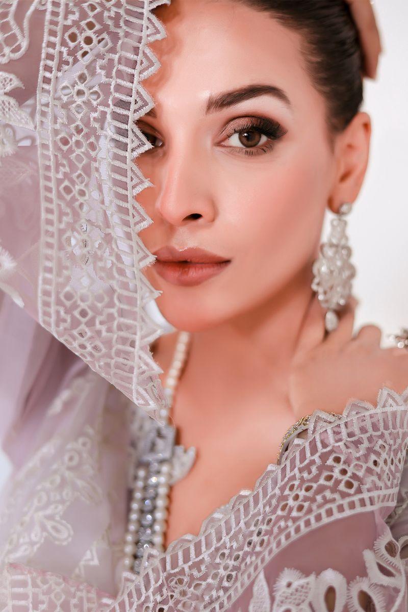 Reema Ahsan - GINA - Organza - Pearl rose - 2 Piece