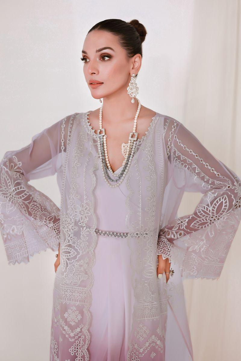 Reema Ahsan - GINA - Organza - Pearl rose - 2 Piece