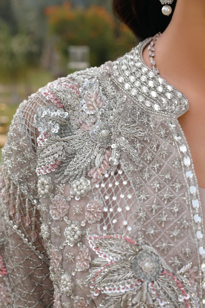 Reema Ahsan - Hareem - Organza - Powder pink - 3 Piece
